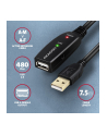 axagon ADR-207 USB 2.0 A-M -> A-F aktywny kabel przedłużacz/wzmacniacz 7.5m - nr 19