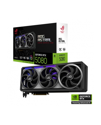 asus Karta graficzna GeForce RTX 5080 ROG ASTRAL OC GDDR7 256bit 3DP/2HDMI