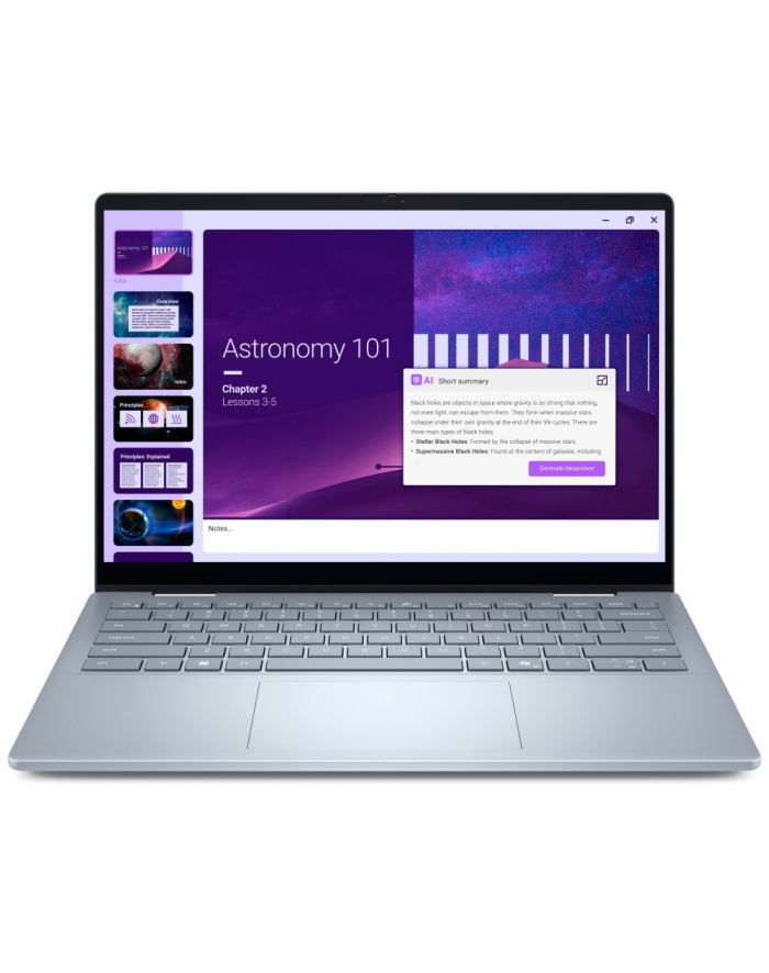 dell technologies DELL 14 Plus 2in1 DB04250 14inch FHD+ Touch Ultra 7 256V 16GB 1TB SSD SSD FPR BK W11H 2YBWOS Ice Blue główny