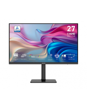 msi Monitor Modern MD272UPHG 27 ''/LED/UHD/Flat/60Hz/Czarny nr 1