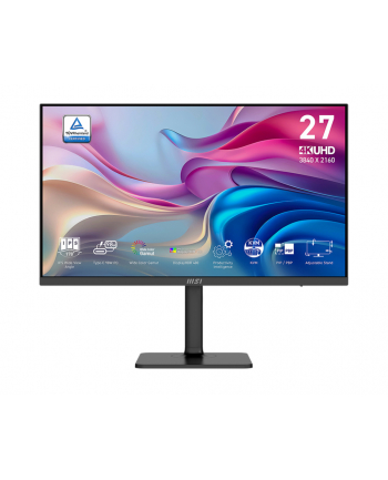 msi Monitor Modern MD272UPHG 27 ''/LED/UHD/Flat/60Hz/Czarny nr 1