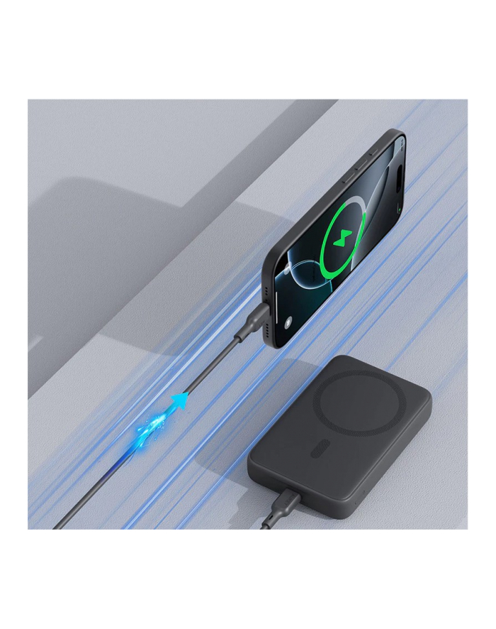 aukey PB-MS04 Gray Qi2 PowerBank | 10000mAh | 20W | MagSafe PD główny