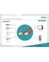 Patch cord S/FTP kat.6A LSOH 0,25m Czerwony - nr 3