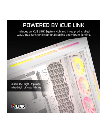 Obudowa iCUE 5000T LX RGB Mid Tower Biała