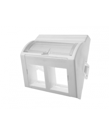 Adapter 45x45 2xRJ45 (wypukły kątowy) nr 1