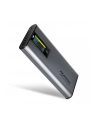 axagon EEM2-SD2 Obudowa zewnętrzna aluminiowa bezśrubowa USB-A/C 3.2 Gen2 M.2 NVMe/SATA display LCD - nr 24