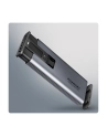 axagon EEM2-SD2 Obudowa zewnętrzna aluminiowa bezśrubowa USB-A/C 3.2 Gen2 M.2 NVMe/SATA display LCD - nr 34