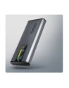 axagon EEM2-SD2 Obudowa zewnętrzna aluminiowa bezśrubowa USB-A/C 3.2 Gen2 M.2 NVMe/SATA display LCD - nr 44
