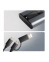 axagon EEM2-SD2 Obudowa zewnętrzna aluminiowa bezśrubowa USB-A/C 3.2 Gen2 M.2 NVMe/SATA display LCD - nr 48
