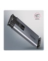 axagon EEM2-SD2 Obudowa zewnętrzna aluminiowa bezśrubowa USB-A/C 3.2 Gen2 M.2 NVMe/SATA display LCD - nr 56