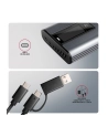 axagon EEM2-SD2 Obudowa zewnętrzna aluminiowa bezśrubowa USB-A/C 3.2 Gen2 M.2 NVMe/SATA display LCD - nr 9