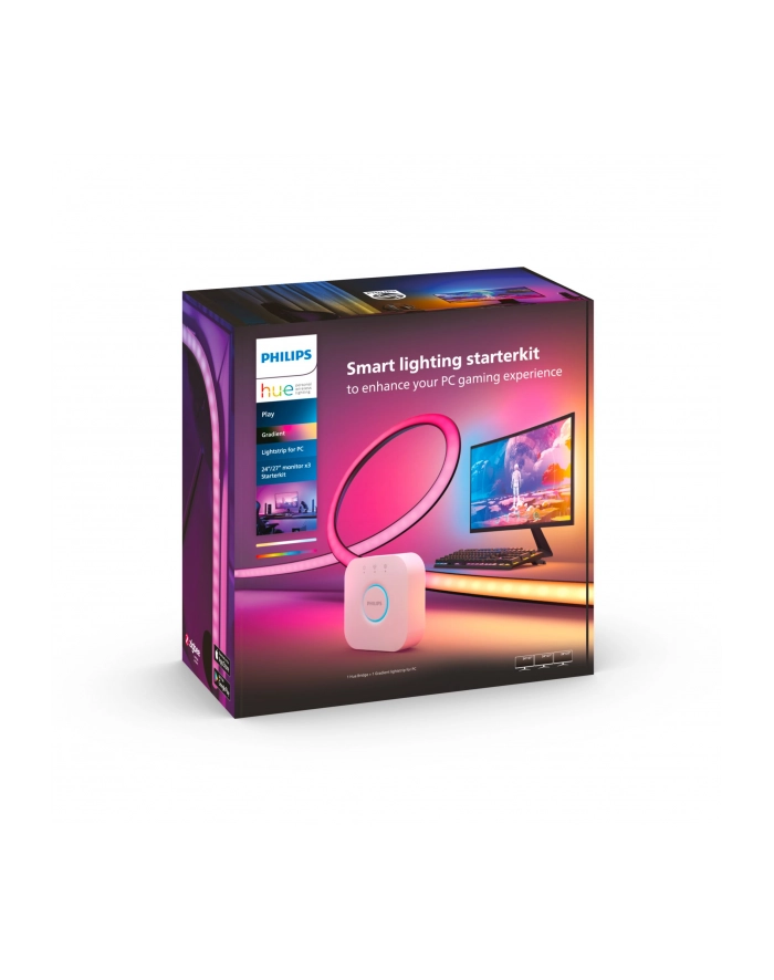 PHILIPS HUE Play gradient PC 3x 24-27 + mostek (929003498702) główny