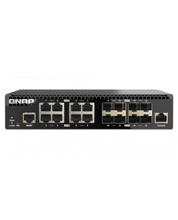 qnap Przełącznik zarządzany sieciowo QSW-M3216R-8S8T-EU 8x 10GbE RJ45 8x10GbE SFP+