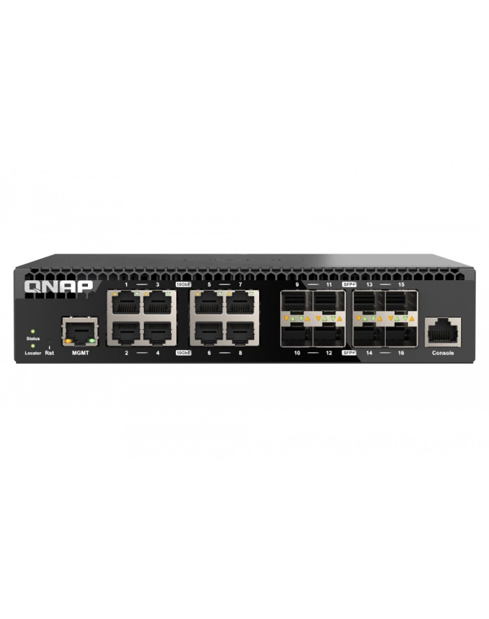 qnap Przełącznik zarządzany sieciowo QSW-M3216R-8S8T-EU 8x 10GbE RJ45 8x10GbE SFP+ główny
