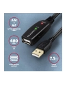 axagon ADR-207 USB 2.0 A-M -> A-F aktywny kabel przedłużacz/wzmacniacz 7.5m - nr 11