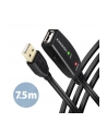 axagon ADR-207 USB 2.0 A-M -> A-F aktywny kabel przedłużacz/wzmacniacz 7.5m - nr 15