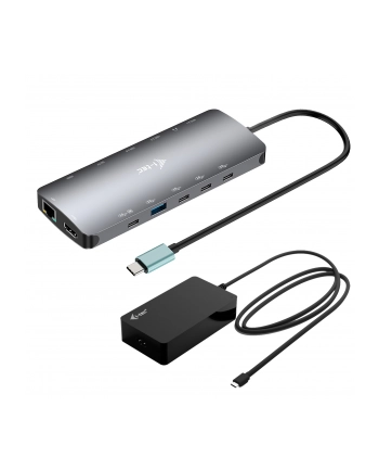 Stacja dokująca USB-C Metal Nano 3x Display Dock 2x HDMI 1x USB-C video Power Delivery 140W + i-tec Universal Charger 140 W
