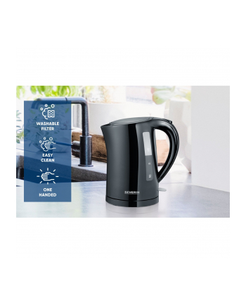 SEVERIN CZAJNIK ELEKTR PLASTIK, 1,5L, 2200W WK3498 nr 1