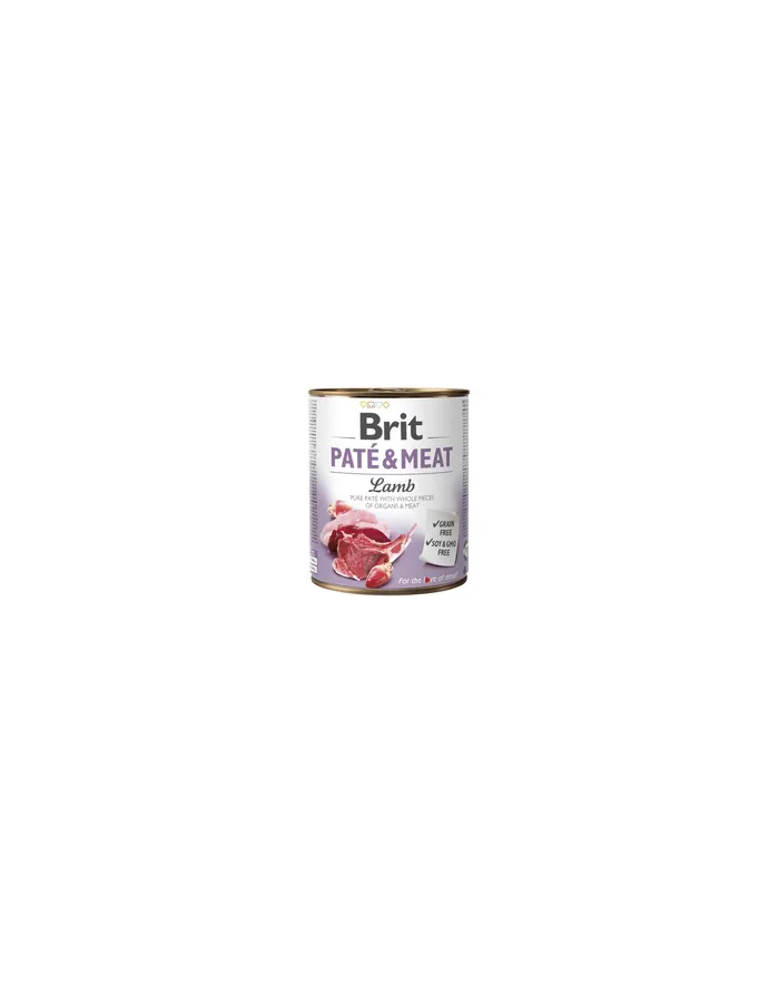 Karma BRIT PATÉ 'amp; MEAT z jagnięciną dla psa 800g główny
