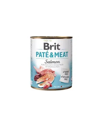 BRIT PATE'amp;MEAT SALMON 800g