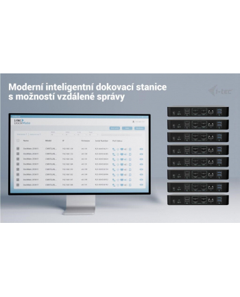 I-TEC Universal Intelligent Dual Display DS 2xHDMI 2xDP 1xGLAN 2xUSB-C Gen2 3xUSB-A Gen2 2xUSB-A Gen1 1xAudio/Mic PD100W KL nr 2