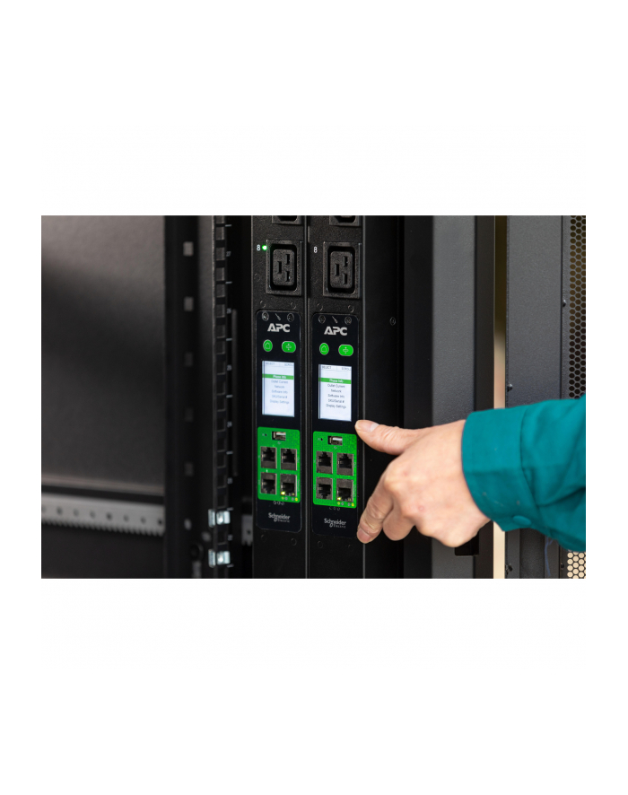 APC Easy PDU Metered Zero U 22 kW  230V 18 C13 6 C19 IEC309 główny