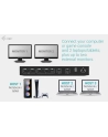 I-TEC USB-C KVM Docking station for 3 Hosts 2xHDMI 1xGLAN 1xUSB-C Gen2 3x USB-A Gen2 2x USB-A 1.1 1xAudio 1xMic PD 1x 92W/2x 65W - nr 19