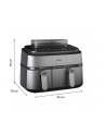 Frytownica beztłuszczowa PHILIPS NA 555/00 2750W / 9L (1.5 kg) / Silver - nr 32