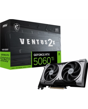 msi Karta graficzna GeForce RTX 5060 Ti 16G VENTUS 2X OC PLUS