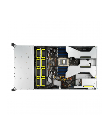 Platforma Asus Rack (2U) RS521A-E12-RS24U AMD Epyc 9005/9004 (16x NVMe/8x SATA HS, 2xM2, 2x1Gbe, IPMI, 1+1 2000W) nr 1