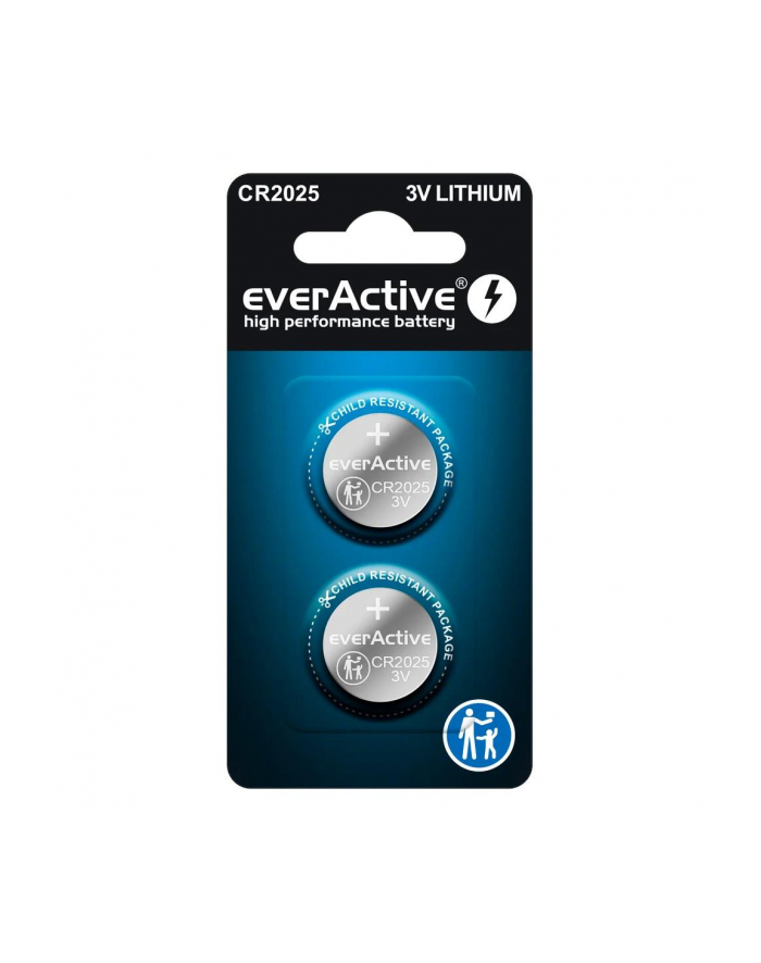 EVERACTIVE BATERIE LITOWE MINI CR2025 BLISTER 2SZT CR20252BL główny
