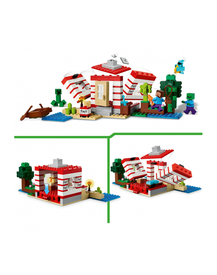 LEGO MINECRAFT 21275 THE TNT JUNGLE HOUSE główny
