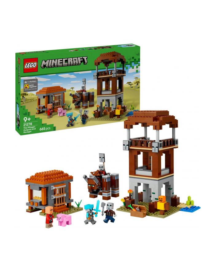 LEGO MINECRAFT 21278 THE PILLAGER OUTPOST AND RAVAGER główny