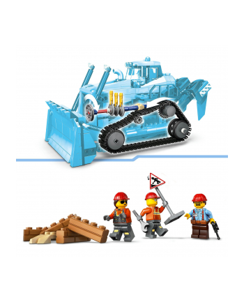 LEGO CITY 60466 BIG VEHICLES YELLOW BULLDOZER WITH FRONT LOADER nr 2