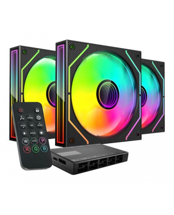 TACENS MARS MF-3DPROKIT FANS 120 ARGB x3 BK- wentylatory+hub+pilot (TACMARS-MF3DPROKIT) nr 1