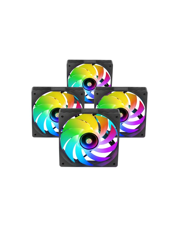 TACENS MARS MF-SI4KIT FANS 120 ARGB x4 BK- wentylatory+hub+pilot (TACMARS-MFSI4KIT) główny
