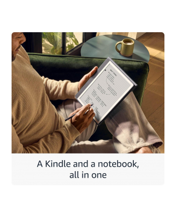 Ebook New Kindle Scribe - 2024 release 102” glare-free 32GB Wi-Fi (Without Lockscreen Ads) with Premium Pen Tungsten