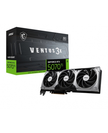 msi Karta graficzna GeForce RTX 5070 Ti 16G VENTUS 3X OC GDDR7 256bit HDMI/3DP nr 1