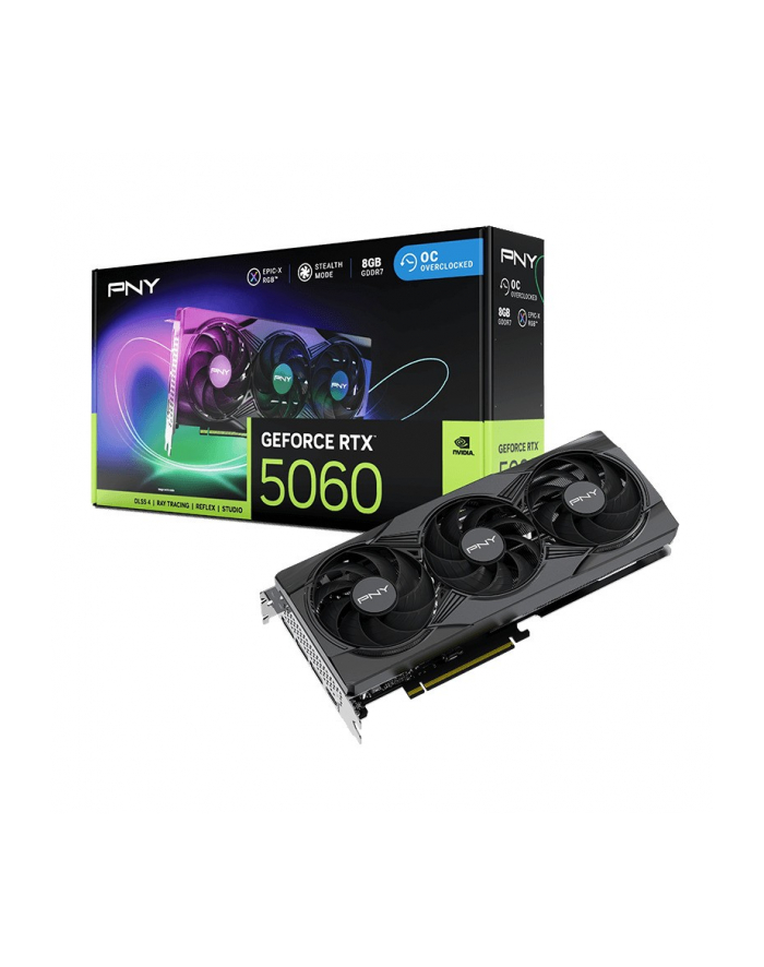 pny Karta graficzna GeForce RTX 5060 OC 8GB RGB VCG50608TFXXPB1-O główny