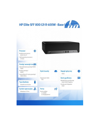 hp inc. Komputer Elite SFF 800 G9 R i7-14700 1TB/16GB/W11P A55NFET