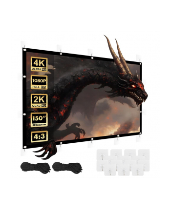 maclean Ekran projekcyjny 150 '' 300x220cm, MC-168 nr 1