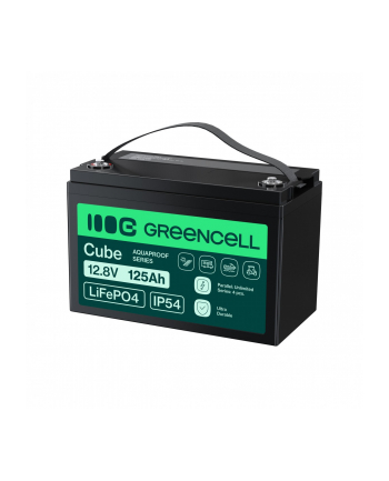 GREEN CELL AKUMULATOR LIFEPO4 CUBE 125AH 12V/128V 1600WH LFPGC12V125AH