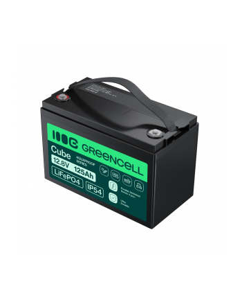GREEN CELL AKUMULATOR LIFEPO4 CUBE 125AH 12V/128V 1600WH LFPGC12V125AH
