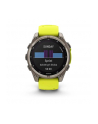 Zegarek Garmin Fenix 8 Solar Sapphire Żółty - nr 4