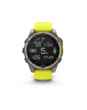 Zegarek Garmin Fenix 8 Solar Sapphire Żółty - nr 8