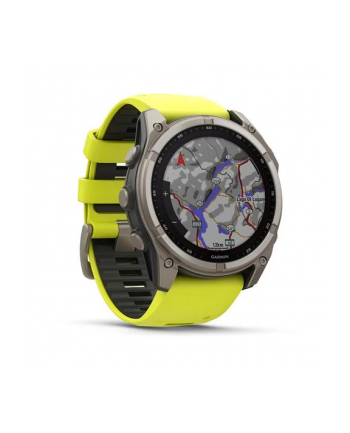 Zegarek Garmin Fenix 8 Solar Sapphire Titanium Amp Yellow/Graphite nr 1