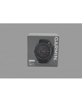 Zegarek Garmin Fenix 8 Solar Sapphire Titanium Carbon Grey DLC Black