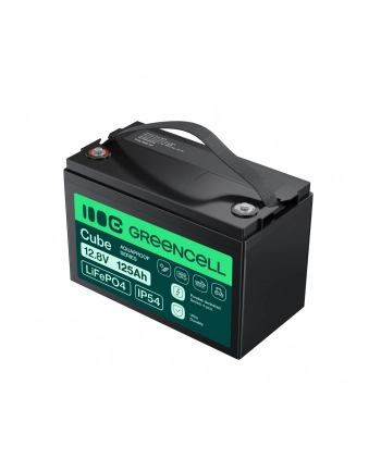 GREEN CELL AKUMULATOR LIFEPO4 CUBE 125AH 12V/128V 1600WH LFPGC12V125AH
