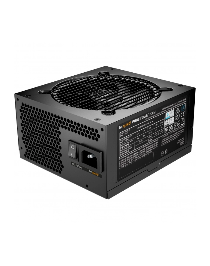 be quiet! ZASILACZ BEQUIET! PURE POWER 13 M 650W główny