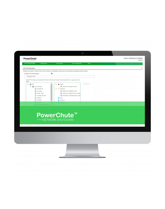 UPS APC SUA5000RMI5U Smart-UPS 5000VA 230V, RS-232, 5U/Tower główny